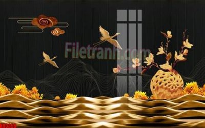 File in trần File tranh gốc tổng hợp tranh nền tường đẹp K93359 (bản gốc) bầu trời