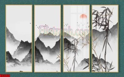 File in trần File tranh gốc tổng hợp tranh nền tường đẹp K93368 (file gốc) chủ đề vũ trụ