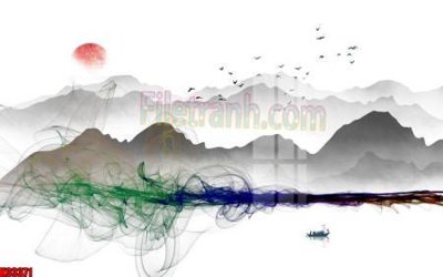 File gốc File tranh gốc tổng hợp tranh nền tường đẹp K93371 (PNG) trong suốt (transparent)