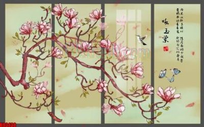 File gốc File tranh gốc tổng hợp tranh nền tường đẹp K93430 (in mica) làm quà tặng