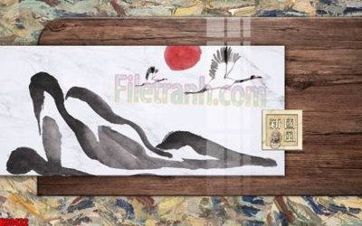 File tranh File tranh gốc tổng hợp tranh nền tường đẹp K93432 (gốc) in vải canvas