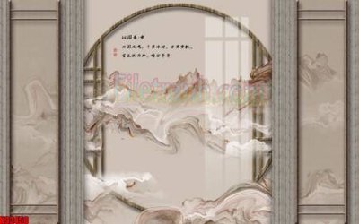 File gốc File tranh gốc tổng hợp tranh nền tường đẹp K93458 (chuẩn CMYK) cho nhà in