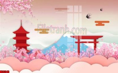 Tải file File tranh gốc tổng hợp tranh nền tường đẹp K93543 (gốc) làm file tranh quảng cáo