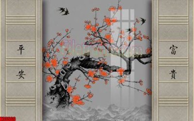 File gốc in ấn File tranh gốc tổng hợp tranh nền tường đẹp K93569 độ phân giải cao