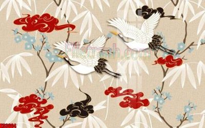 File gốc File tranh gốc tổng hợp tranh nền tường đẹp K93604 (in tráng gương) ốp tường