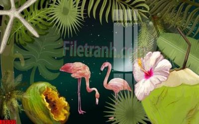 Ảnh gốc file in lụa File tranh gốc tổng hợp tranh nền tường đẹp K93635 chi tiết