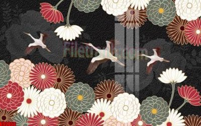 File ảnh gốc File tranh gốc tổng hợp tranh nền tường đẹp K93856 (chuyên in mica)