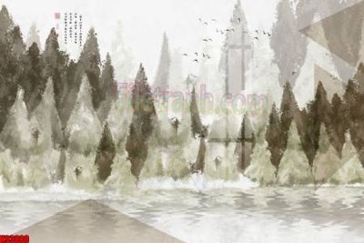 File ảnh gốc File tranh gốc tổng hợp tranh nền tường đẹp K93880 (chuyên in mica)