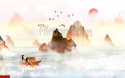 File gốc File tranh gốc tổng hợp tranh nền tường đẹp K94093 (phong cách) tối giản