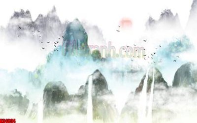 File gốc File tranh gốc tổng hợp tranh nền tường đẹp K94094 (chuẩn CMYK) cho nhà in