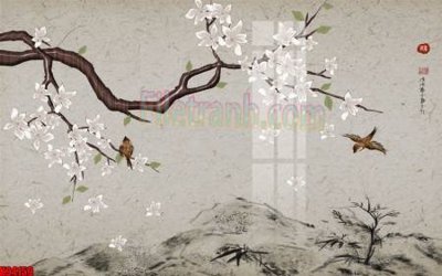 File ảnh File tranh gốc tổng hợp tranh nền tường đẹp K94159 (gốc) in PP, decal