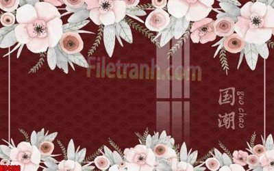 File PSD File tranh gốc tổng hợp tranh nền tường đẹp K94168 (gốc) cho in quảng cáo