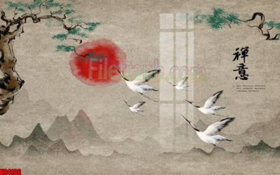 File gốc File tranh gốc tổng hợp tranh nền tường đẹp K94196 (trang trí) cho phòng khách