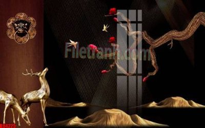 File gốc File tranh gốc tổng hợp tranh nền tường đẹp K94225 (trang trí) phòng ngủ