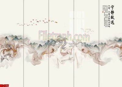 Download file gốc File tranh gốc tổng hợp tranh nền tường đẹp K94277 (in mica) 3D