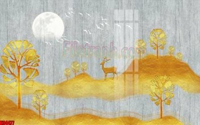 File gốc File tranh gốc tổng hợp tranh nền tường đẹp K94477 (in lụa) cao cấp