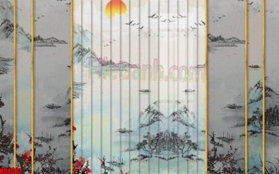 File ảnh File tranh gốc tổng hợp tranh nền tường đẹp K94502 (gốc) dùng in Pano
