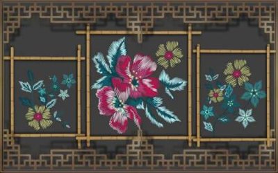 Download file gốc File tranh gốc tổng hợp tranh nền tường đẹp K95050 (in mica) trong suốt