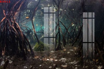 Download file gốc File gốc in tranh tổng hợp K9513 (in lụa) tranh 3D