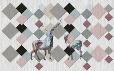 File gốc File tranh gốc tổng hợp tranh nền tường đẹp K95539 (in lụa) trang trí tường