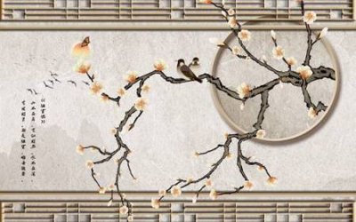 Download file gốc File tranh gốc tổng hợp tranh nền tường đẹp K95685 (in mica) 3D