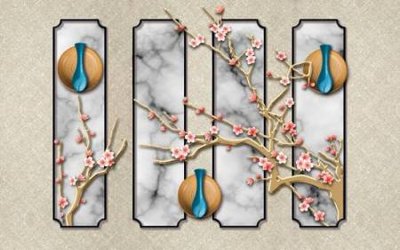 Hình ảnh file gốc in trần nhà File tranh gốc tổng hợp tranh nền tường đẹp K95816