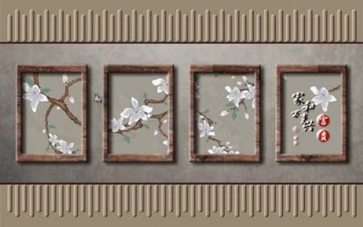 Ảnh gốc file in lụa File tranh gốc tổng hợp tranh nền tường đẹp K95887 chi tiết