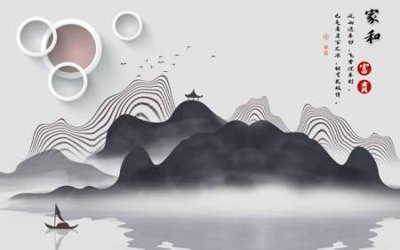 File gốc File tranh gốc tổng hợp tranh nền tường đẹp K96251 (in ấn) màu sắc trung thực