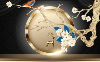 File PSD File tranh gốc tổng hợp tranh nền tường đẹp K96395 (bản gốc) độ phân giải cao