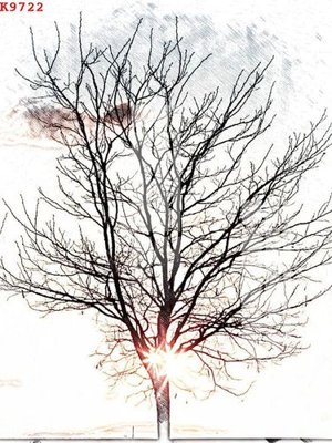 Tải xuống file tranh gốc File gốc in tranh tổng hợp K9722 (PSD/TIFF)