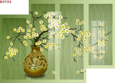 File tranh File gốc in tranh tổng hợp K9792 (bản gốc) in lụa 3D