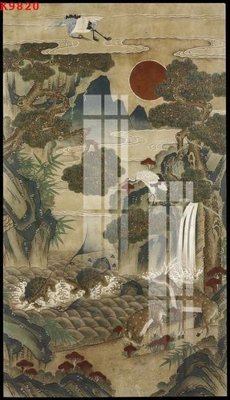 File gốc File gốc in tranh tổng hợp K9820 (PNG) nền trong suốt