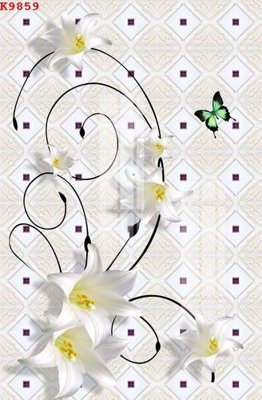 Tải file File gốc in tranh tổng hợp K9859 (gốc) chủ đề hoa sen