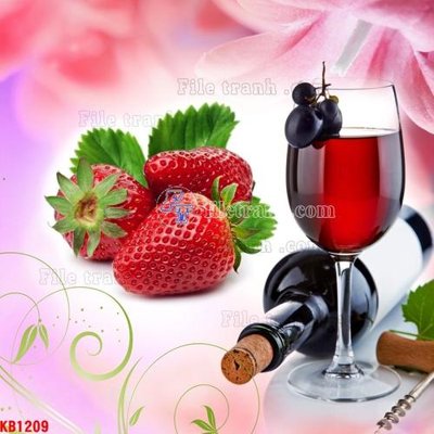 Mua file tranh gốc File in kính bếp KB1209 tại Filetranh.com