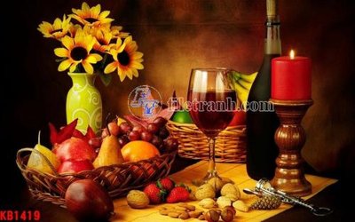 File tranh gốc File in kính bếp KB1419 (sắc nét từng chi tiết)