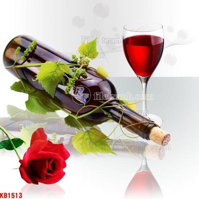 File in lụa File in kính bếp KB1513 (chất lượng cao) File in kính bếp KB1513