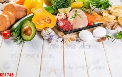 File in trần File in kính bếp KB1748 (bản gốc) đại dương