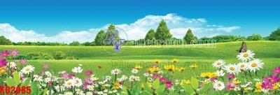 File gốc File in kính bếp KB2085 (trang trí) phòng trẻ em