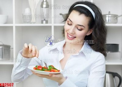 File tranh File in kính bếp KB2507 (ảnh gốc) sắc nét hoàn hảo