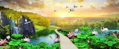 File tranh File in kính bếp KB3038 (ảnh gốc) in trần xuyên sáng