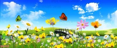 File gốc File in kính bếp KB3323 (trang trí) phòng trẻ em