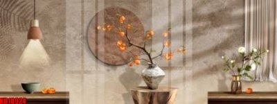 File gốc File tranh in décor tranh treo tường tổng hợp KD10924 (in lụa) họa tiết 3D