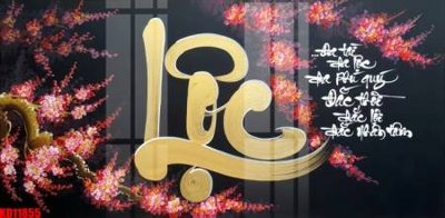 File in mica File tranh in décor tranh treo tường tổng hợp KD11855 (bản gốc) làm vách ngăn