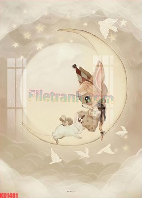 File gốc File gốc in tranh nền tường tổng hợp KD1481 (in 3D) cho trang trí