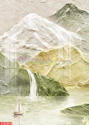 File gốc File gốc in tranh nền tường tổng hợp KD1535 (cho in ấn) độc quyền