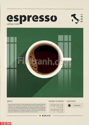 File gốc File gốc in tranh nền tường tổng hợp KD1613 (cho in UV) siêu nét