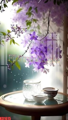 File tranh File gốc in tranh nền tường tổng hợp KD1615 (bản gốc) in lụa 3D