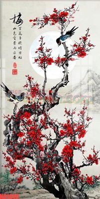 File tranh File gốc in tranh nền tường tổng hợp KD1840 (ảnh gốc) cho in ấn kỹ thuật số