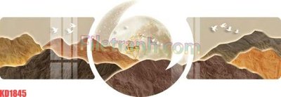 File PSD in ấn File gốc in tranh nền tường tổng hợp KD1845 (chất lượng cao)