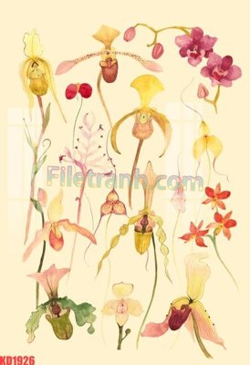 File tranh File gốc in tranh nền tường tổng hợp KD1926 (bản gốc) in canvas